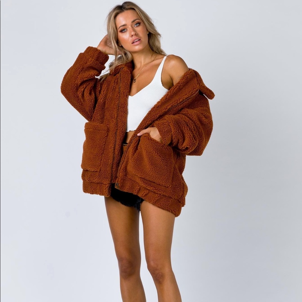 Princess polly furry coat